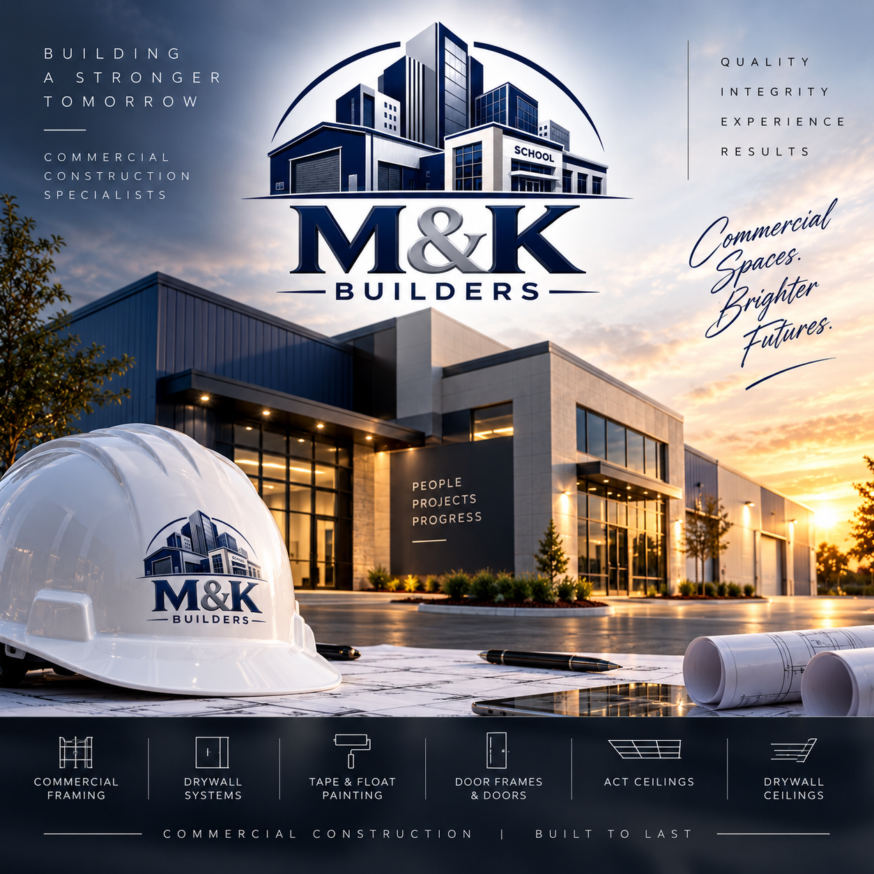 M&K Builders brand material